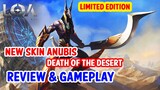 NEW SKIN ANUBIS LIMITED EDITION PREVIEW AND GAMEPLAY - LEGEND OF ACE (LOA)