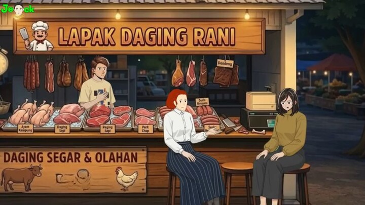 AZAB PENJUAL DAGING CURANG YANG SUKA KURANGI TIMBANGAN DEMI UNTUNG || ANIMASI AZAB