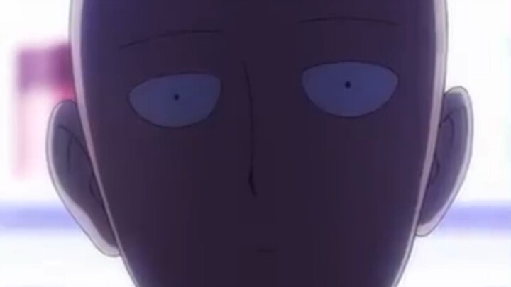 one punch man dengan tatapannya