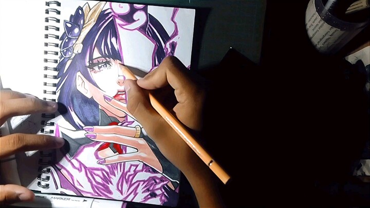 Finishing Draw Raiden Shogun | Genshin Impact