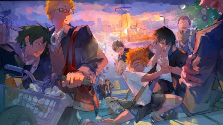 [Painting process speedrun] The best Karasuno