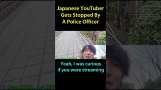 Japanese YouTuber Gets Stopped By A Police Officer