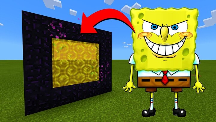 How To Make A Portal To The Evil Spongebob Dimension in Minecraft!
