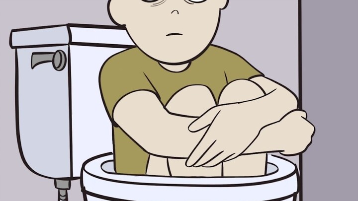 Who went to the wrong toilet?