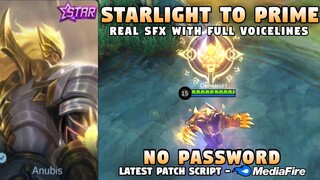 New Roger Starlight To Prime Skin Script No Password | Latest Roger Prime Skin Script | MLBB