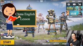 China English lesson before we start a game | PUBG Mobile