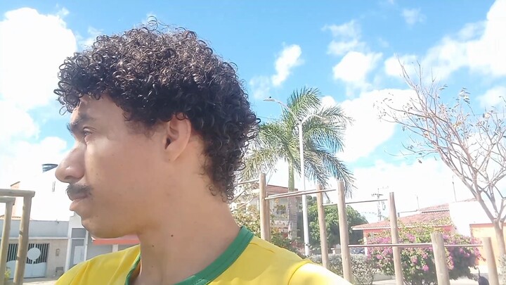 Focus prime domingão treinando calistenia na praça da city pela manhã
