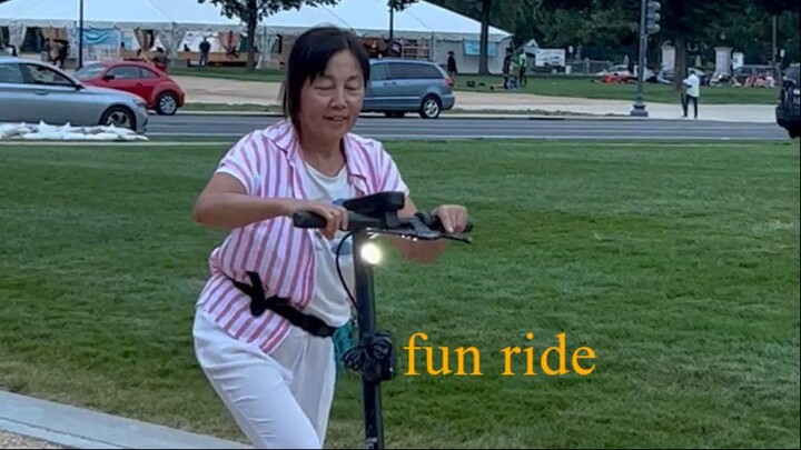 scooterRiding in DC
