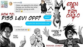 how to piss levi off | a survey corpse diss game [aot]