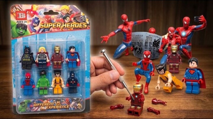 Unboxing 8 Heroes Complete Collection! (Marvel & DC)