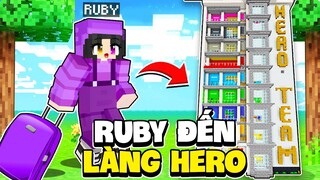 Noob Ruby Chuyển Đến “ LÀNG HERO TEAM “ ? Thử Thách 24h Trang Trí Nhà Mới