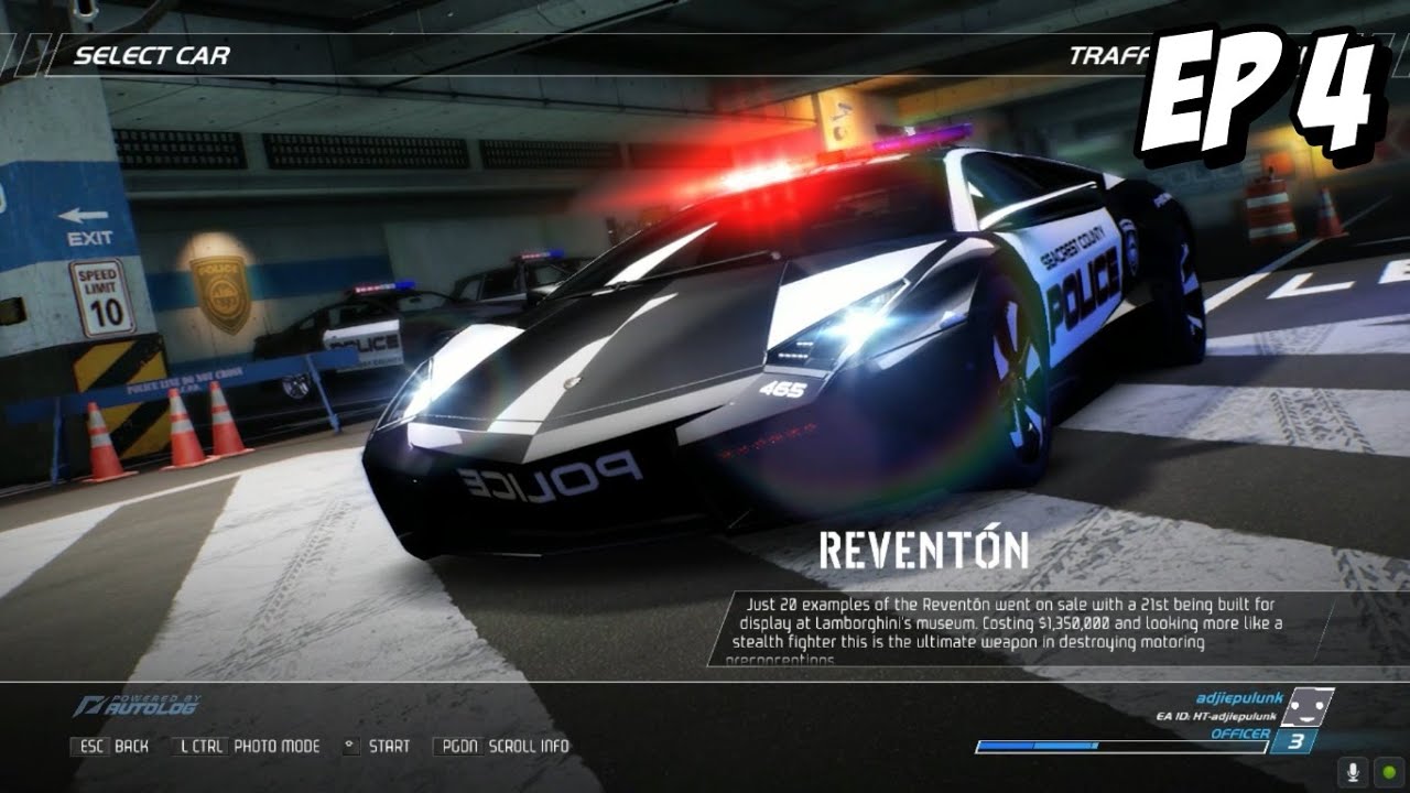 Lamborghini Reventon Police Car Need For Speed Hot Pursuit Remastered  Gameplay - Bilibili