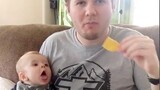Dads and Babies  - Baby Want Daddy to Share Food - Cute Funny Video