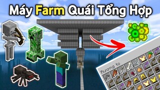 Hướng Dẫn Cách Làm Máy Farm Quái Và Kinh Nghiệm Nâng Cao Trong Minecraft PE 1.19 | Mobs Farm MCPE/BE