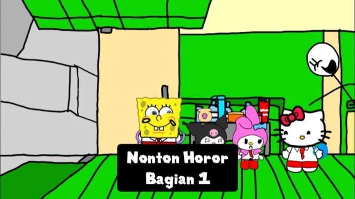 My Melody Petualangan Brutal Nonton film Horor part 1 Episode 13