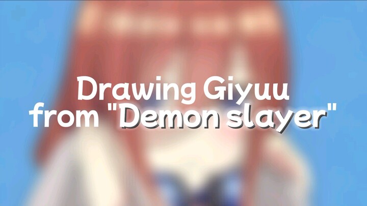 Drawing Giyuu guys🤓☝🏻