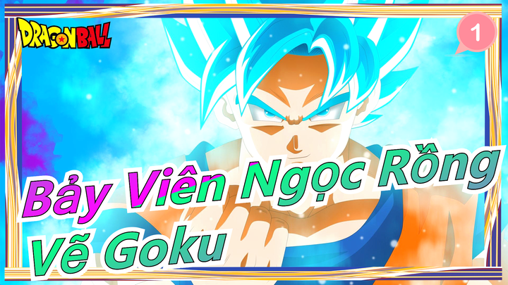 [Bảy Viên Ngọc Rồng] Kakarot|Vẽ Goku trong 30 phút, 3 phút và 30 giây|Thử thách vẽ nhanh_1