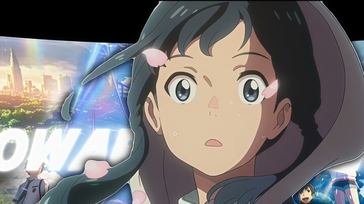 "Makoto Shinkai×𝑻𝒐𝒘𝒂𝒓𝒅𝒔 𝒕𝒉𝒆 𝒍𝒊𝒈𝒉𝒕｜-"This world is filled with clear skies because of you""