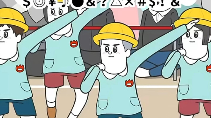 Funny Japanese Anime Series: Taking Driving Test Part 3 Together at Kindergarten