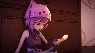 大学生还在整理着她那个作品集