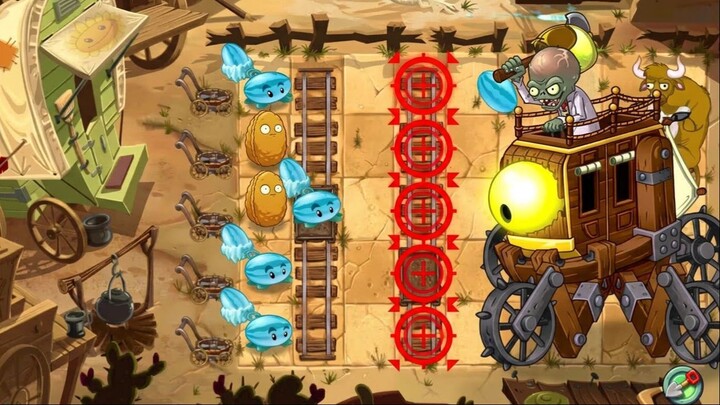 Final dé. El oeste salvade de plants vs ZOMBIES 2 3/3