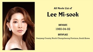 Lee Mi-sook Movies list Lee Mi-sook| Filmography of Lee Mi-sook