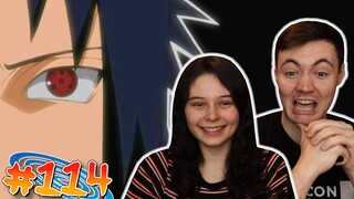 My Girlfriend REACTS to Naruto Shippuden EP 114  (Reaction/Review)