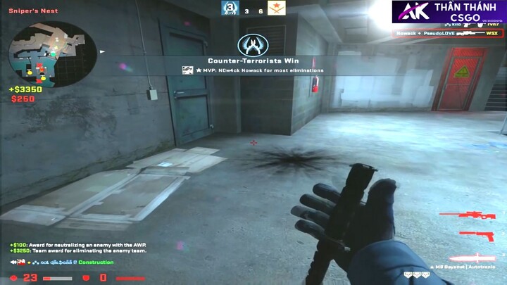 AK Thần Thánh CSGO - Tay súng siêu cừ _ Gucci Flip Flops❤(CSGO) #Gaming #Schooltime