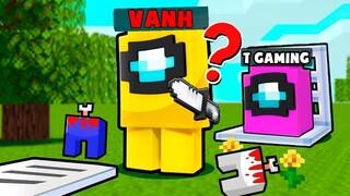 MINI GAME : AMONG US MINECRAFT ** T GAMING BỊ NOOB TEAM TIÊU DIỆT VÌ QUÁ THÔNG MINH ??