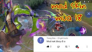 MOD SKIN NAKROTH BBOY CÔNG NGHỆ MÙA 18 FULL HIỆU ỨNG ÂM THANH