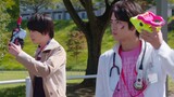 The confused moment in Kamen Rider