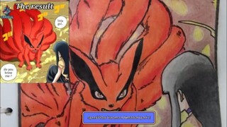 drawing pertemuan himawari dan kurama