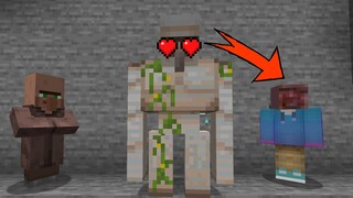 When the Iron Golem loves me more than the villagers!