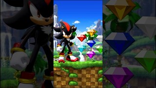 sonic characters + chaos emeralds #sonic #edit #shorts #shortvideo