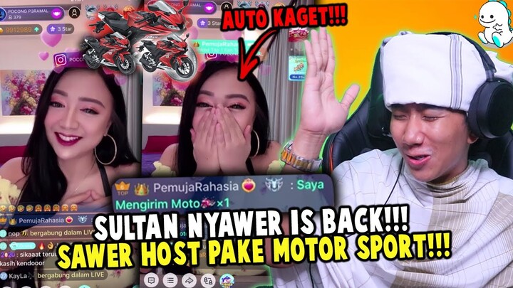 SULTAN NGE PRANK JADI PEMUJA RAHASIA! LANGSUNG SAWER MOTOR SPORT!!!