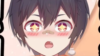 [Young Boy VUP] Getting horny in front of an octopus' mouth?!