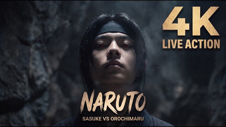 Sasuke vs Orochimaru  - Chunin Exam 4K  LIVE ACTION_2