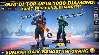 GUA DI TOP UPIN WILLIAM GZ 1000 DIAMOND BUAT BELI BUNDLE BANDIT😭GA NYANGKA !!!