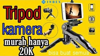 UNBOXING DAN REVIEW TRIPOD MINI MERK INBEX  HANYA 20K,,bisa untuk ngevlog