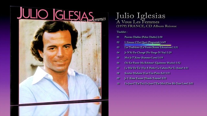 Julio Iglesias (1979) A Vous Les Femmes [1999 CD Reissue, Album]