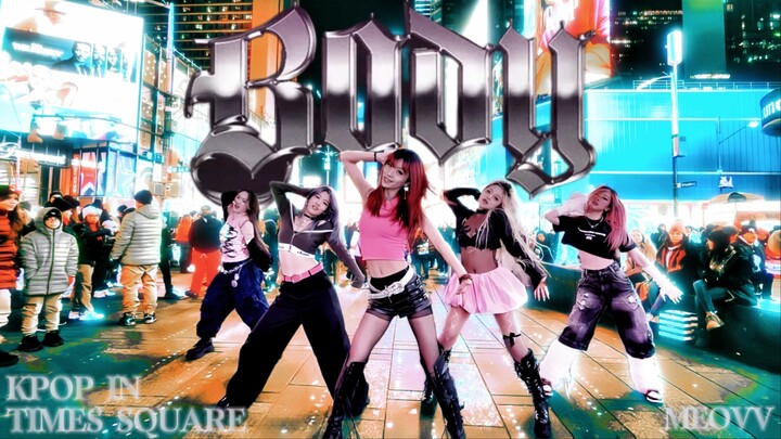 🐱🎄小野猫圣诞大闹纽约时代广场！MEOVV BODY喵六小时挑战