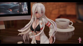 [MMD·3D]Tiny TDA Haku dancing on the table - FRI. SAT. SUN