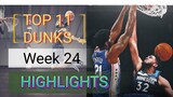NBA TOP 11 DUNKS Highlights Week 24