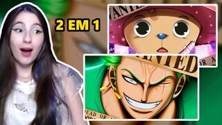 REACT SANTORYUU | Roronoa Zoro | BLAZE 15 // Um novo lugar | Chopper (One Piece) nikmouu