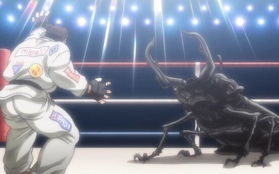 The boy actually used his toes to box with a praying mantis? But as the boy's punch speed increased,