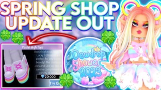 NEW ROYALE HIGH UPDATE OUT IN THE SHOPS! GOODBYE VALENTINES DAY ITEMS AND HELLO SPRING ITEMS! ROBLOX