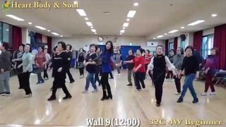 Heart Body & Soul Line Dance - Beginner 💝💘 Hye Sook Line Dance