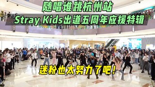 【Stray Kids出道五周年应援】迷粉也太努力了吧！丨随唱谁跳杭州站第二十七次KPOP随机舞蹈，KPOP Random Dance Game