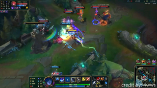 Lên dạng kayn xanh nhưng đánh cực khéo gánh team trong liên minh huyền thoại #game