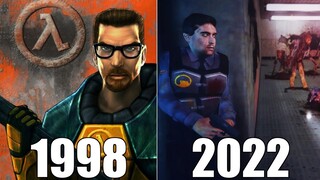 Evolution of Half-Life Games [1998-2022]